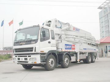 Stable Performance 8x4 47 Meters Mobile Concrete Pump Trucks Safety