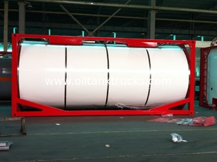 Insulated Liquid Tank Container / Horizontal 20ft ISO Tank Container