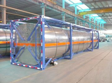 ISO Large Steel Chemical Liquid Tank Container 20 Feet Cylinder shaped