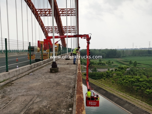 High Adaptability Bridge Inspection Truck 18m Howo Bucket Type