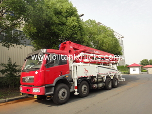 RHD 37m 8x4 FAW 380HP Concrete Pump Trucks with LNG engine