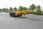 Skeletal ISO Tank Container Semi Trailer Chasis 2 Axles 20 Foot