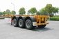 20ft Skeletal Or Flatbed Container Trailer Chassis In Truck Semi Trailer