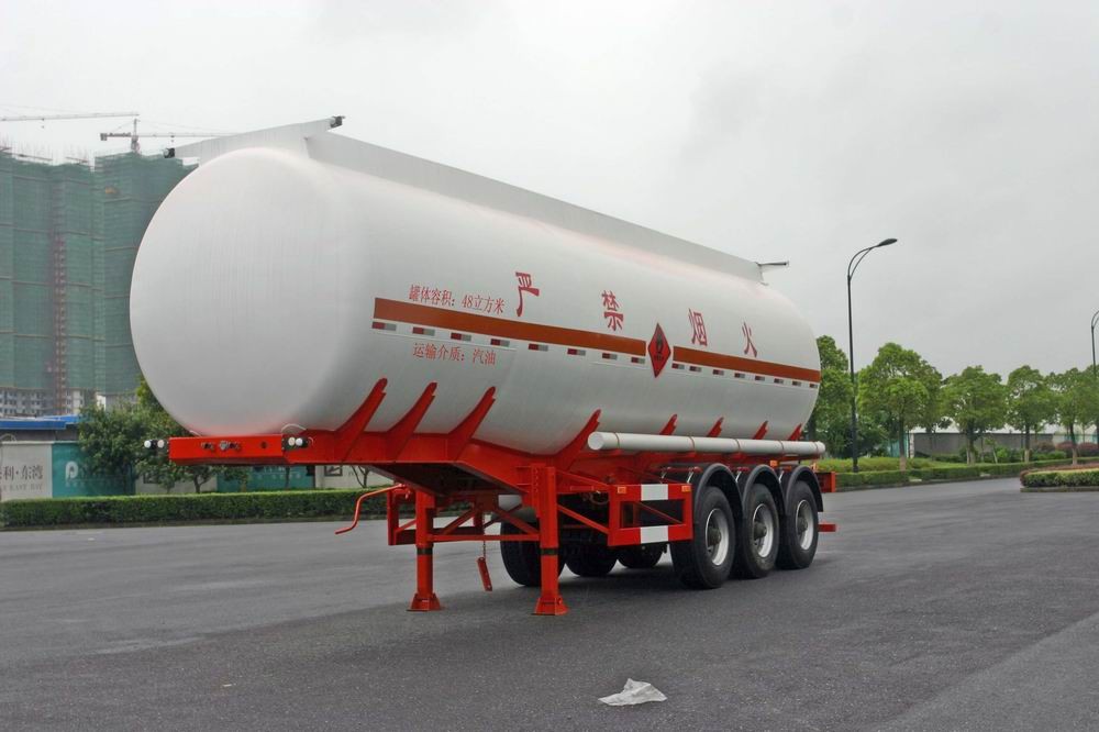 Gooseneck Type Oil Tank Trailer 3x13T Fuwa Axle 28600L For Petroleum