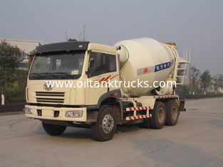 8 - 10cbm Faw Auto Truck Mounted Concrete Mixer 6x4 HZZ5250GJBJF