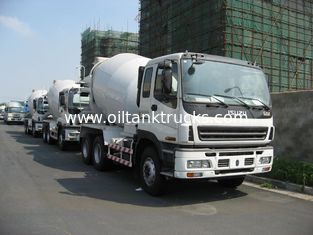 8m3 , 9m3 , 10m3 ISUZU Mobile Concrete Mix Truck 6x4 With Hydraulic System