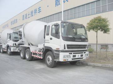 ISUZU 8CBM , 9CBM ,10CBM Concrete Mixer Trucks Vehicle 6x4 HZZ5256GJB