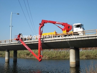 Dongfeng 6x4 Bucket Type Bridge Inspection Equipment , bridge inspection platform 16m 270HP