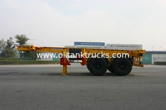 Skeletal ISO Tank Container Semi Trailer Chasis 2 Axles 20 Foot