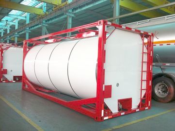 ISO 20ft Insulated Liquid Tank Container Cylinder or Square Shaped