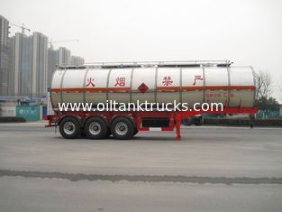 Aether Gas Diesel Liquid Tank Truck with 3 BPW Axles , 42500L SUS