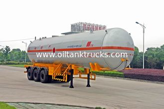 Transportation Fuel Petroleum / Gas Tank Truck Capacity 58300L / Semi Trailer