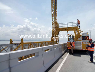 High Stability 22m Bridge Inspection Unit Rental Volvo 8X4 Electrohydraulic Systems