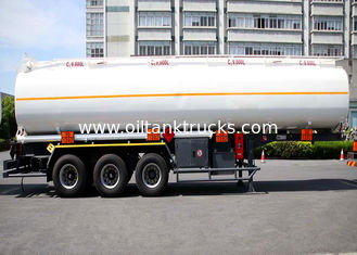 Liquefied Gas Tanker Truck Semi Trailer Capacity 36000L 3 Axles High Effective