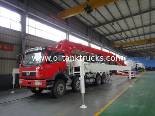 LNG Engine 37m 8x4 FAW 380HP Concrete Pump Trucks with RHD Type