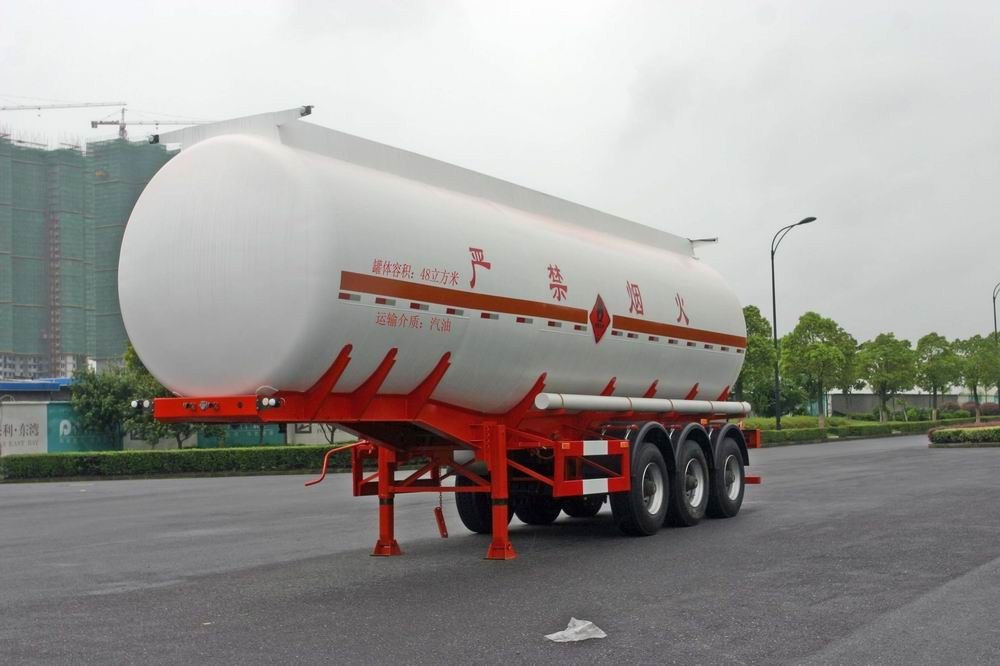 Gooseneck Type Oil Tank Trailer 3x13T Fuwa Axle 28600L For Petroleum