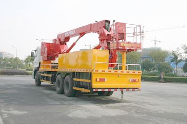 Dongfeng 6x4 16m Bucket Bridge Inspection Equipment , Detection Operating Vehicle