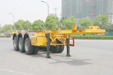 20ft Skeletal Or Flatbed Container Trailer Chassis In Truck Semi Trailer