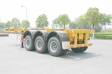 20ft Skeletal Or Flatbed Container Trailer Chassis In Truck Semi Trailer