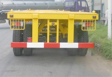 20ft / 30ft Gooseneck Rear 3 FUWA Axles Carbon Steel Container Trailer Chassis