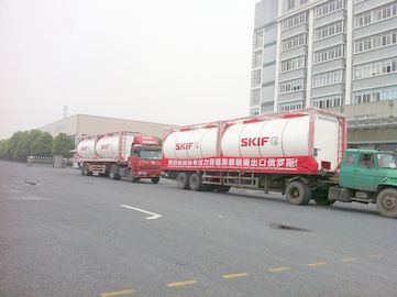 ISO 20ft Insulated Liquid Tank Container Cylinder or Square Shaped