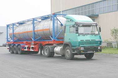 ISO Large Steel Chemical Liquid Tank Container 20 Feet Cylinder shaped