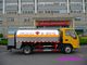 1,056 US Gallon 4x2 Euro III Fiscal Refuel Tank Truck , Light Diesel Delivery Truck