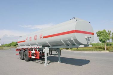 Steel 2 BPW Axles Diesel Tank Trailer Mounted SUS Fuel Tanker 21.4 cbm