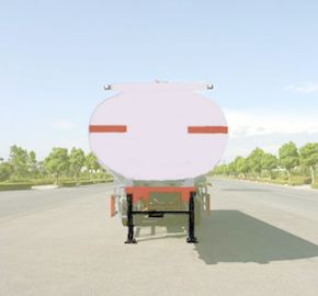 2 Axles Oil Tank Trailer 28600L , Fuel Tanker Semi Trailer 28.6CBM 10000×2490×3350