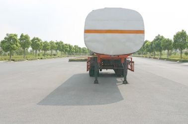 40800L 3x13T Fuwa Axle Insulated Liquid Oil Tank Trailer Truck for Chemical Delivery