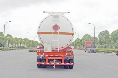 Custom 38cbm 3axle Chemical Liquid Tank Truck / Aluminum Fuel Transport Trailers