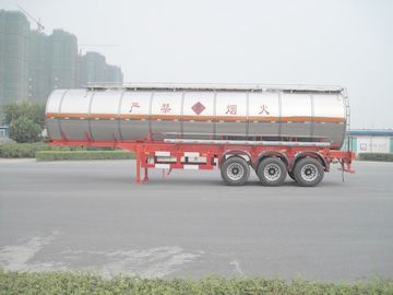 Liquid Tank Truck Semi-Trailer For Transport Diesel 3 Axles 38000L