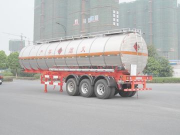 Liquid Tank Truck Semi-Trailer For Transport Diesel 3 Axles 38000L