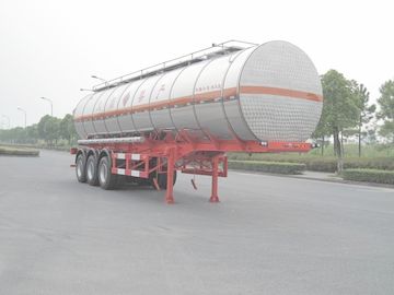 Liquid Tank Truck Semi-Trailer For Transport Diesel 3 Axles 38000L