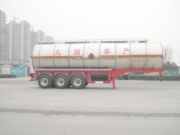 Aether Gas Diesel Liquid Tank Truck with 3 BPW Axles , 42500L SUS
