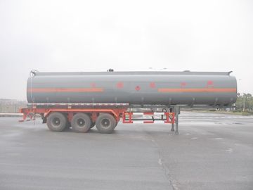 43cbm Liquid Tank Truck Semi-Trailer Anti Seismic For Chemical Industries