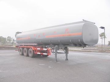 43cbm Liquid Tank Truck Semi-Trailer Anti Seismic For Chemical Industries