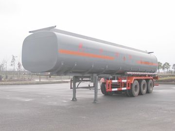 43cbm Liquid Tank Truck Semi-Trailer Anti Seismic For Chemical Industries