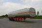 45500L SUS Liquid Tank Truck For Chemical Fluid Delivery 3 Axles