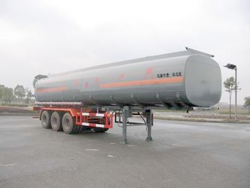 Steel Chemical Liquid Tank Truck Transport Cyclopentane With 3 Axles 46cbm