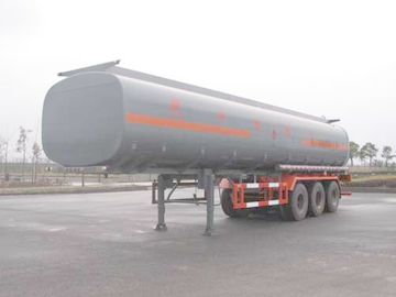 Steel Chemical Liquid Tank Truck Transport Cyclopentane With 3 Axles 46cbm