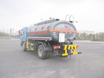 136kw 12000L 4x2 Liquid Tank Truck Storage Isoprene Steel / Aluminum