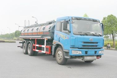 Liquid Tanker Truck Blue 6x4 15000L Chemical 15m3 For Fluorotoluene Transport
