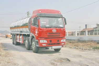 8x4 24700L FAW Liquid Tank Truck / Diesel Fuel Delivery Trucks 25m3