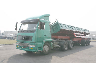 Commercial Side Dump Truck Trailers With 3 Axles