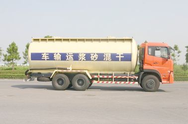 Dongfeng 6x4 22cbm Dry Bulk Truck / Talcum Powder , Bulk Cement Tank Truck