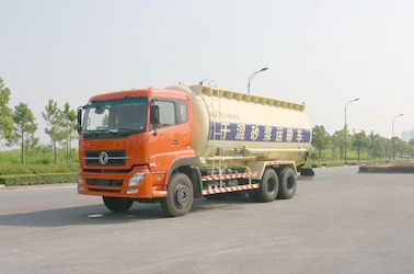 Dongfeng 6x4 22cbm Dry Bulk Truck / Talcum Powder , Bulk Cement Tank Truck