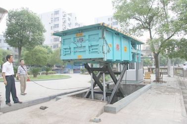 Horizontal Lifting Refuse Garbage Compression Station