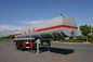21400L 2x13T Fuwa Axles Stainless Steel Tanker Trailers / Petroleum Tank Trailers
