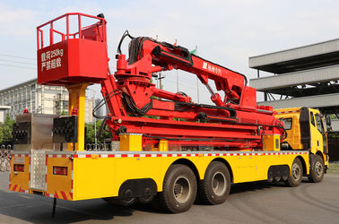 FAW 8*4 Euro 5  Bucket Type  Bridge Inspection Trucks  Easy Access To Any Position Underbridge